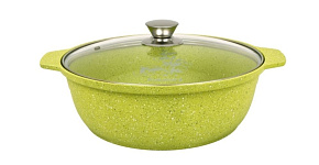 KUKMARA к41tsl а/пр литая 4,0л стекл/кр Trendy style lime Кастрюля