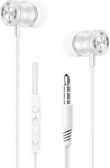 AKSBERRY (6920680860715) АM9 с микрофоном, белый Гарнитура