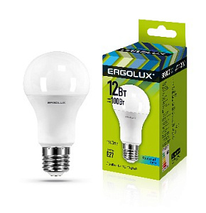 ERGOLUX (12151) LED-A60-12W-E27-4K Лампа светодиодная
