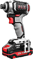 P.I.T. Винтоверт IMPACT аккум. бесщёточный PSD20H-170A/1 (20В, 170Нм, 3ск, HEX 1/4", 1х2Ач, ЗУ,кейс)
