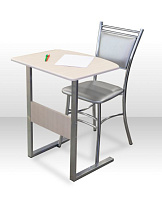 БИТЕЛ СК для ноутбука Шампань/Ясень, серебро Стол для ноутбука