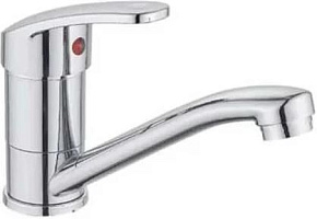 GR 104042- Смеситель д/кухни шар. с коротким изливом 180мм (без подводки) d35