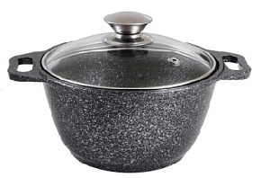 KUKMARA КМТ22а 2,0л. Темный мрамор Кастрюля KUKMARA КМТ22а 2,0л. Темный мрамор