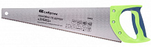 СИБРТЕХ Ножовка по дереву "Зубец", 400 мм, 7 TPI, зуб 2D, калёный зуб, 2-х компонентная рукоятка 23802 Ножовки по дереву
