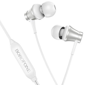 BOROFONE (6974443388091) BM73 Silver Наушники