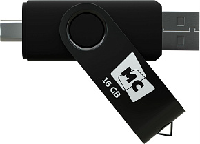 MORE CHOICE (4620202559029) USB 16GB 2.0 Type-C МФ16а Black
