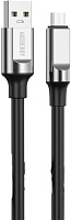 AKSBERRY (6900291870013) X159 Silicone USB-A Type-C, черный Кабель