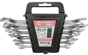 КАЛИБР НРК-6П (6 штук, CRV) Набор ключей