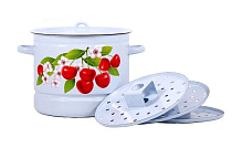 ЛЫСЬВА 2221/4 три сетки эм. 9,0л с рис. Мантоварка ЛЫСЬВА 2221/4 три сетки эм. 9,0л с рис.