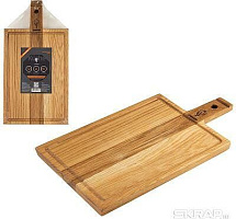 LEONORD Доска 41*21*2 см с ручкой (дуб) (986062) Доска