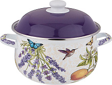 AGNESS 934-548 ПРОВАНС ЛИМОНЫ 3.6л Кастрюля AGNESS 934-548 ПРОВАНС ЛИМОНЫ 3.6л