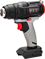 P.I.T. Фен строительный аккум. PHG20H-550A SOLO (20В, 550°, 200л/мин, защита от перегрева, насадки) Фен строительный аккумуляторный P.I.T. Фен строите