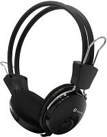 OKLICK Наушники с микрофоном Оклик HS-M200 черный 1.8м накладные оголовье (1532011)