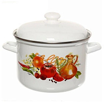 ЛЫСЬВА 16124АП2 Итал.кухня эмал 3,0л Кастрюля