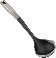 MALLONY Половник CHEF с двумя носиками для слива из нейлона с силиконовым краем (108328)