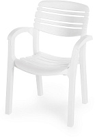 АЛЬТЕРНАТИВА М8906 Атлант кресло (белый) Мебель из пластика