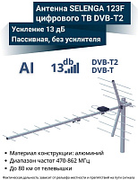 SELENGA телевизионная уличная 123F ВВ ВВ5480