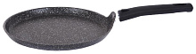 KUKMARA сбмт240-1а а/пр литая блинная 24см съемн/руч Темный мрамор Сковорода