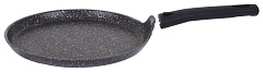 KUKMARA сбмт240-1а а/пр литая блинная 24см съемн/руч Темный мрамор Сковорода
