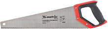 MATRIX Ножовка по дереву, 450 мм, зуб 2D, каленый крупный зуб 5-6 TPI, двухкомпонентная рукоятка Ножовка