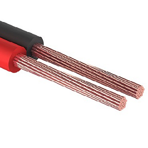 REXANT (01-6102-3-05) КАБЕЛЬ АКУСТИЧЕСКИЙ 2Х0,35 ММ2 КРАСНО-ЧЕРНЫЙ (М. БУХ 5 М) Кабель акустический