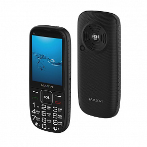 MAXVI B9 Black (2 SIM) Телефон мобильный