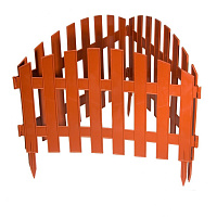 PALISAD Забор декоративный Винтаж , 28 х 300 см, терракот 65015 Садовые ограждения