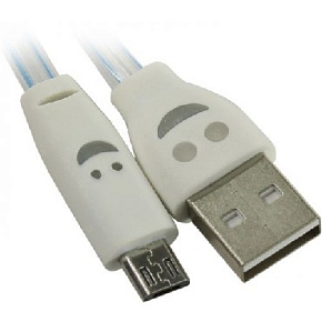 SMARTBUY IK-12S кабель USB - MICRO USB с индикацией заряда 1.2м Аксессуар для смартфона SMARTBUY IK-12S кабель USB - MICRO USB с индикацией заряда 1.2
