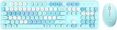 AULA AC306 Blue-Colorful Клавиатура+мышь