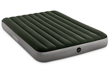 INTEX Матрас надувной 152x203x25см в комплекте со встроенным ножным насосом .(в коробке) Арт. 64763 Матрас надувной