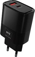 MORE CHOICE (4620202555571) NC81a СЗУ 1USB+1Type-C 3.0A PD 20W+ QC3.0 , черный СЗУ