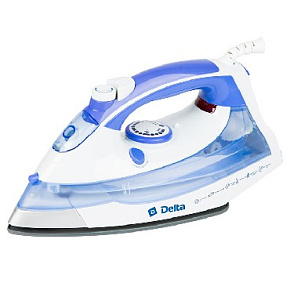 DELTA DL-711 белый с фиолетовым Утюг