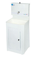 АКВАТЕКС бак антикорроз. без ЭВН+мойка нерж. белый Умывальник