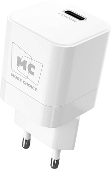MORE CHOICE (4620202555816) NC86 1Type-C 3.0A PD 20W White СЗУ