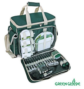 GREEN GLADE Набор для пикника 3134 31пр 24л Аксессуары для туризма и посуда