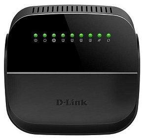 D-LINK DSL-2640U/R1A N150, ADSL2+ Black