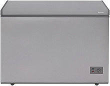 БИРЮСА M240KVS (ларь с глух.крышкой) 220л металлик