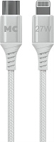 MORE CHOICE (4620202554192) K69ia 2м USB 3.0A PD 27W для Lightning ng 8-pin Type-C - 2м , белый Кабель