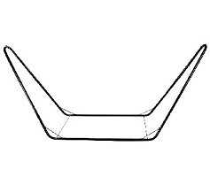 ЭКОС HS-03 Стойка для гамака 280x120x80см (004983)