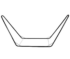 ЭКОС HS-03 Стойка для гамака 280x120x80см (004983)