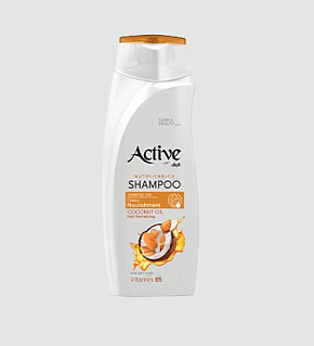 ACTIVE Шампунь питательный CARE & BEAUTY. С кокосовым маслом и витамином B5, 350 мл (512102054) Шампунь ACTIVE Шампунь питательный CARE & BEAUTY. С ко