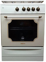 VESTA Bergamo VGG 10-G Retro ГК духовки (чуг решётки) с VD бежевый