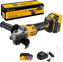 DEKO DKAG-125, 20В, 2*4.0Ач 083-1064 Углошлифовальная машина