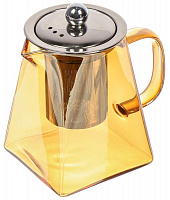 NONAME Чайник заварочный стекло, 0.55 л, с колбой, Мед, Y4-6542 (433927) Чайник заварочный
