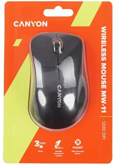 CANYON MW-11 черный (WI2CNECMSW11B) Мышь беспроводная