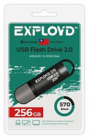 EXPLOYD 256GB 570 Black 2.0 [EX-256GB-570-Black] USB флэш-накопитель