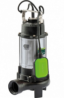 СИБРТЕХ Фекальный насос СФН1500-Н, 1500 Вт, напор 19 м, 25000 л/ч, нож 99805 Насос фекальный