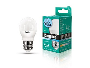 CAMELION (13568) LED10-G45/845/E27/4500K Лампа светодиодная