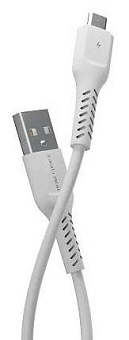 MORE CHOICE (4627151193076) K16m USB (m)-microUSB (m) 1.0м - белый Кабель