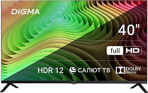 DIGMA DM-LED40SBB36 SMART TV Салют LED-телевизор